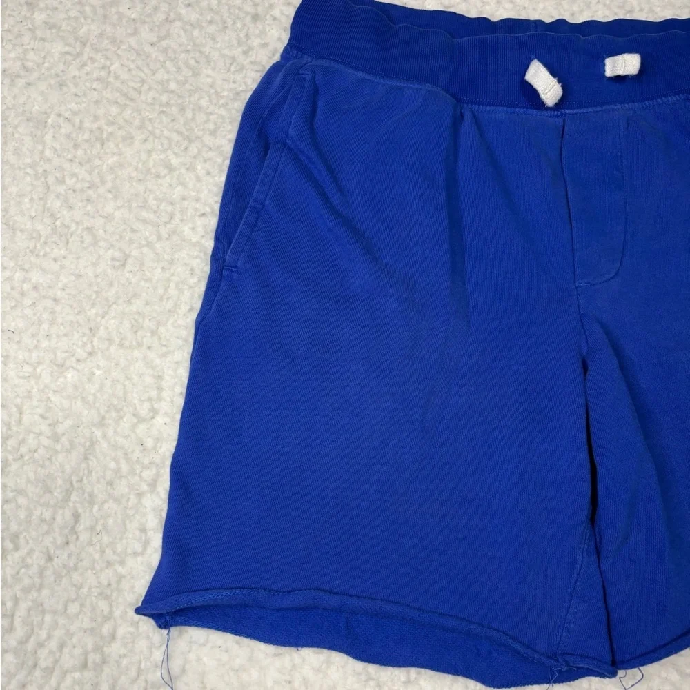 Polo Ralph Lauren Boys Blue Logo Fleece Cut Off Bermuda Shorts